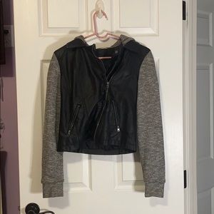 Women’s Hollister leather jacket